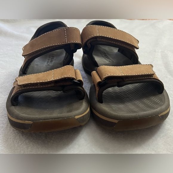 Sperry Men's Santa Cruz 2Strap Velcro strap brown Sandal Sz 7 - Picture 8 of 9